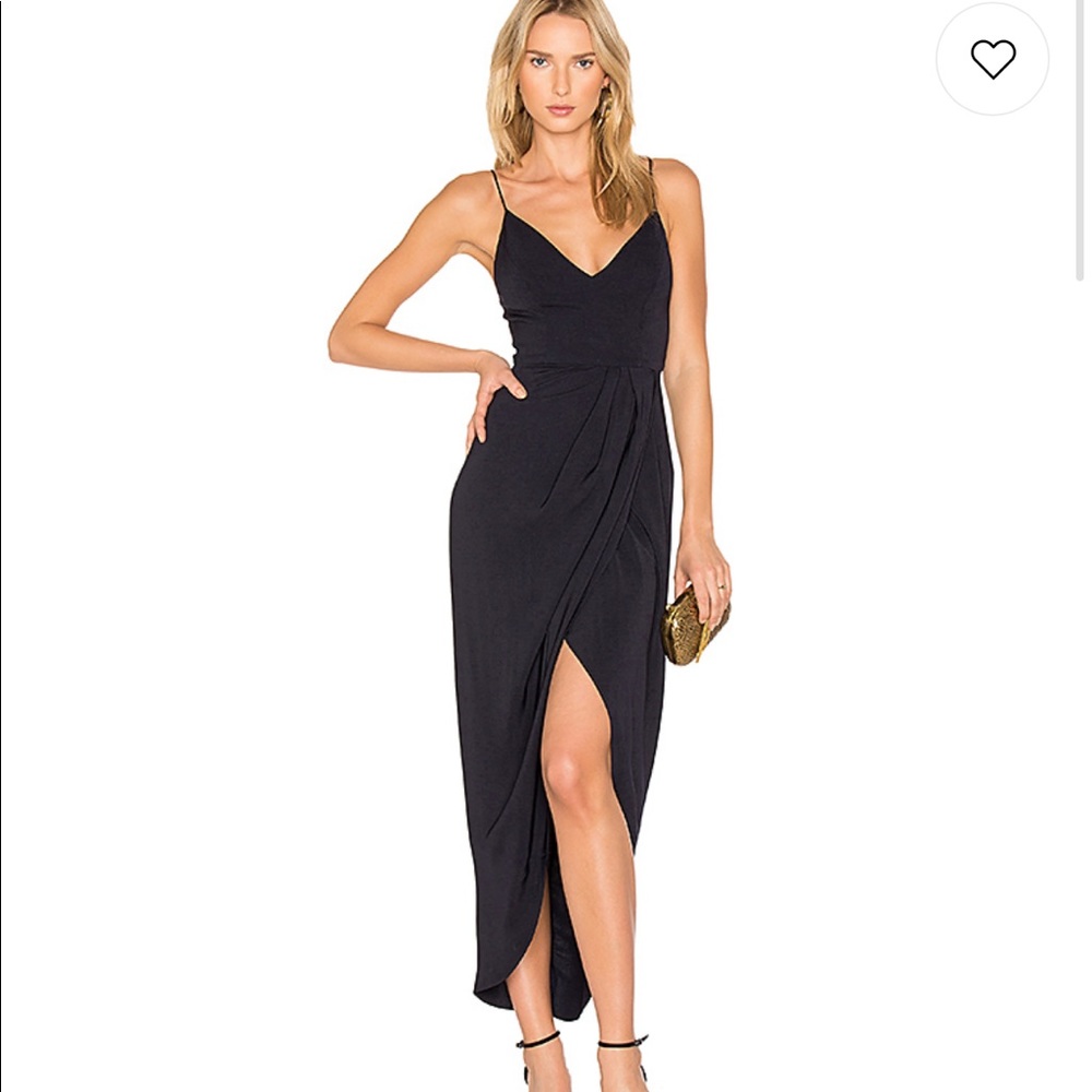 Shona Joy navy blue cocktail dress